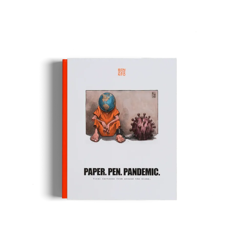 Gestalten Paper. Pen. Pandemic. Bildband Cartoons englisch
