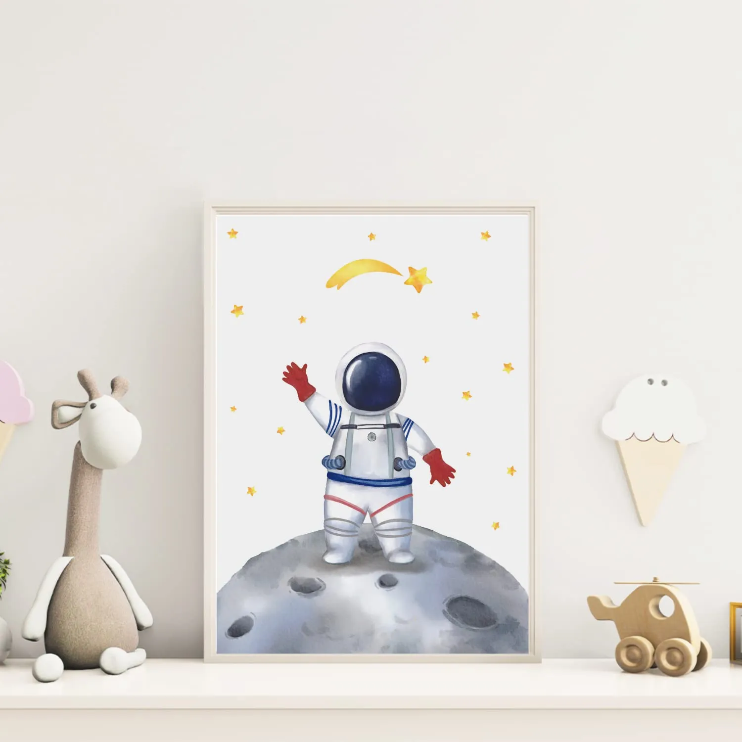 MeinBaby123 Astronaut Poster 6er Set A4/A5 matt