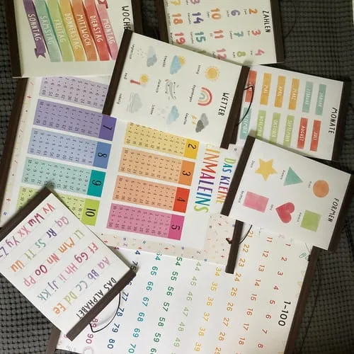 MeinBaby123 Bagger Poster 3er Set A4 matt