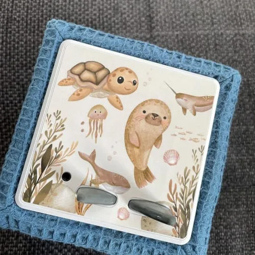 MeinBaby123 Toniebox Schutzfolie Kleiner Otter 3D-Effekt