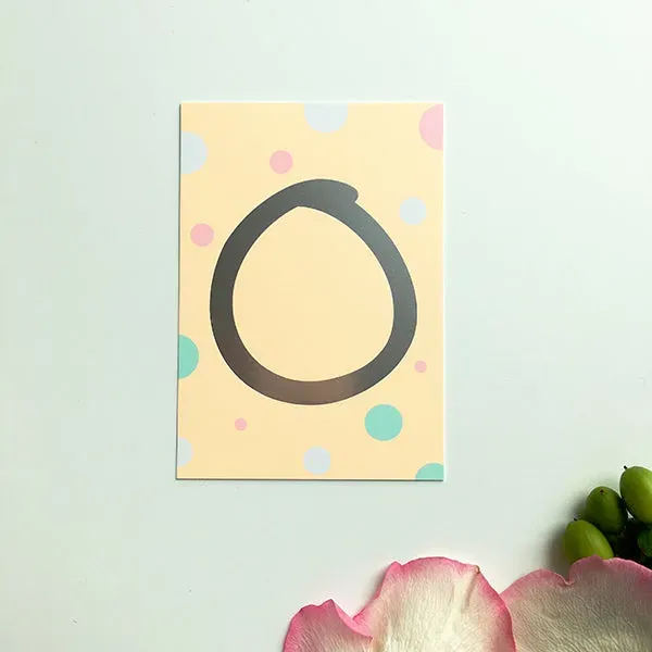 MINTKIND Mini-Kärtchen O Silber Pastell DIN A7