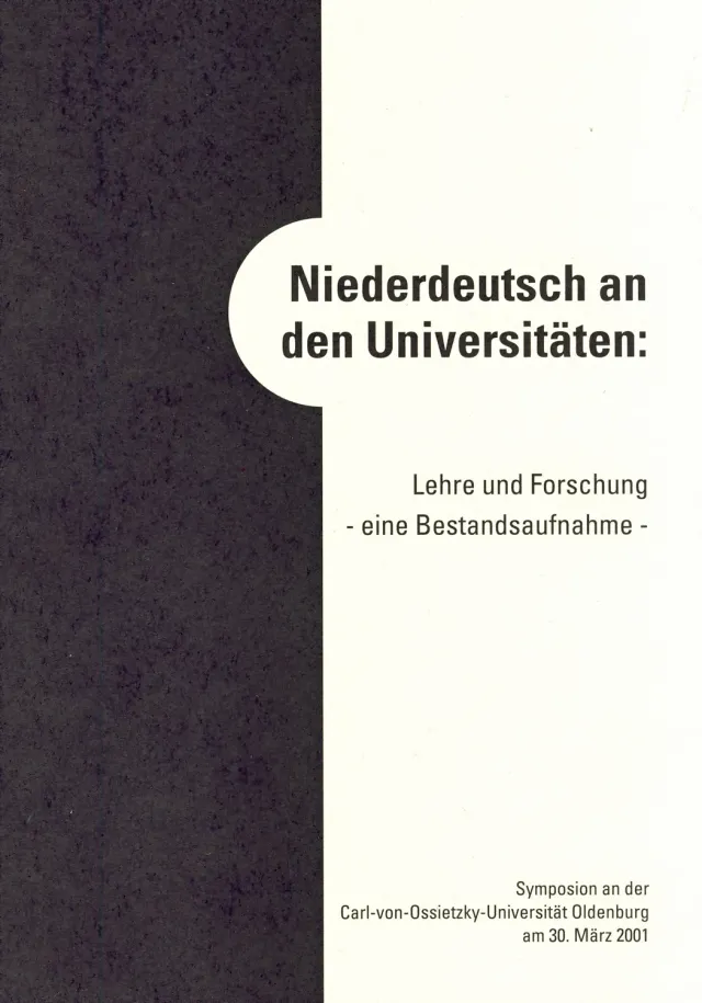 Isensee Niederdeutsch an den Universitäten Sachbuch