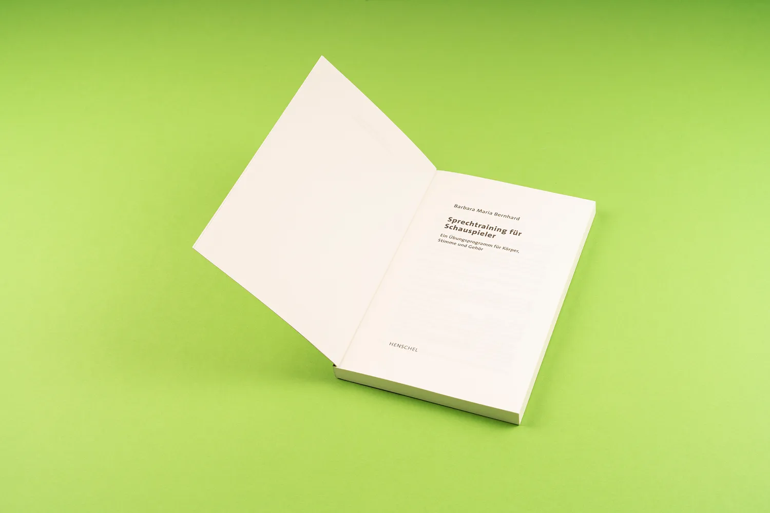 Seemann Henschel Sprechtraining Schauspieler Übungsbuch Stimme