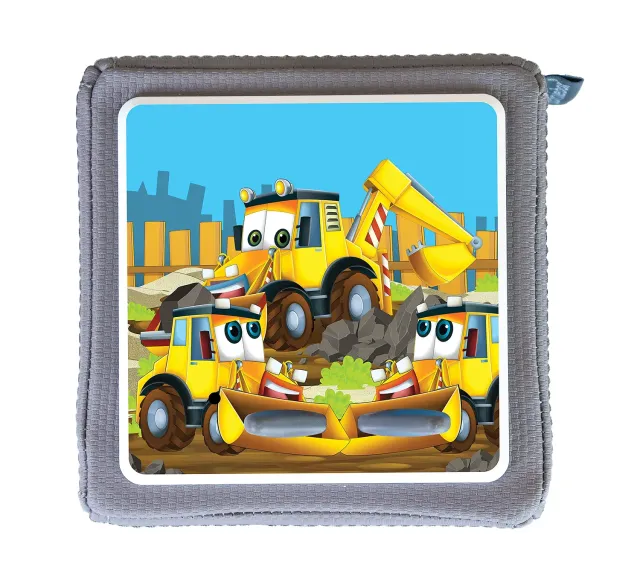 MeinBaby123 Toniebox Bagger Kumpel Schutzfolie Baustelle wasserfest