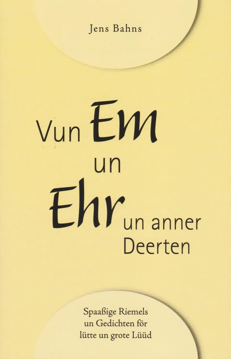 Isensee Verlag Vun Em un Ehr Gedichtband Buch Plattdeutsch