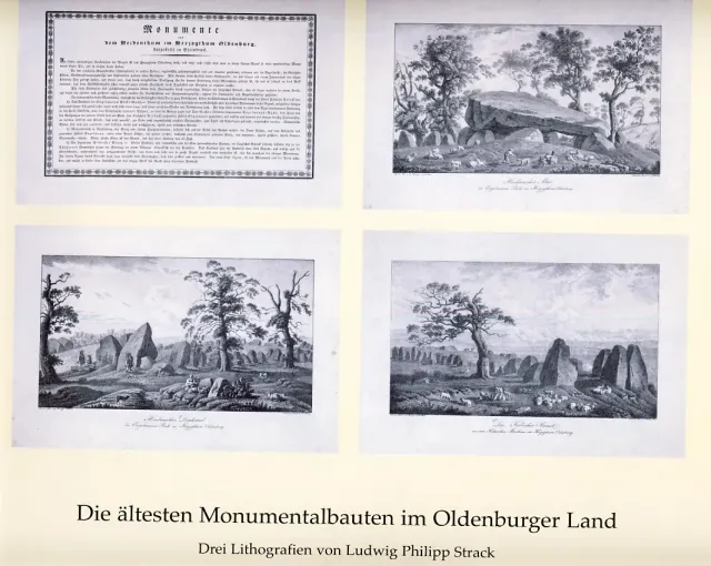 Isensee Die ältesten Monumentalbauten Mappe Lithografien