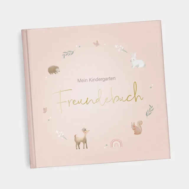 MINTKIND Freundschaftsbuch Kindergarten Waldtiere Natur