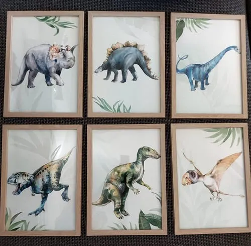 MeinBaby123 Faultier & Freunde Poster 6er Set A4 matt