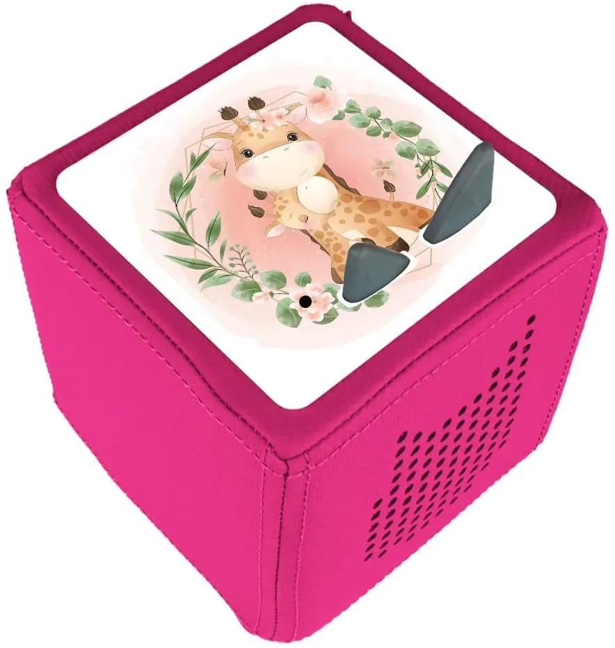 MeinBaby123 Toniebox Schutzfolie 2er Set Faultier Giraffe