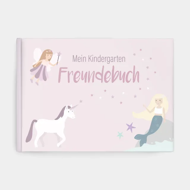 MINTKIND Feenwelt Kindergarten Freundebuch A5 80 Seiten