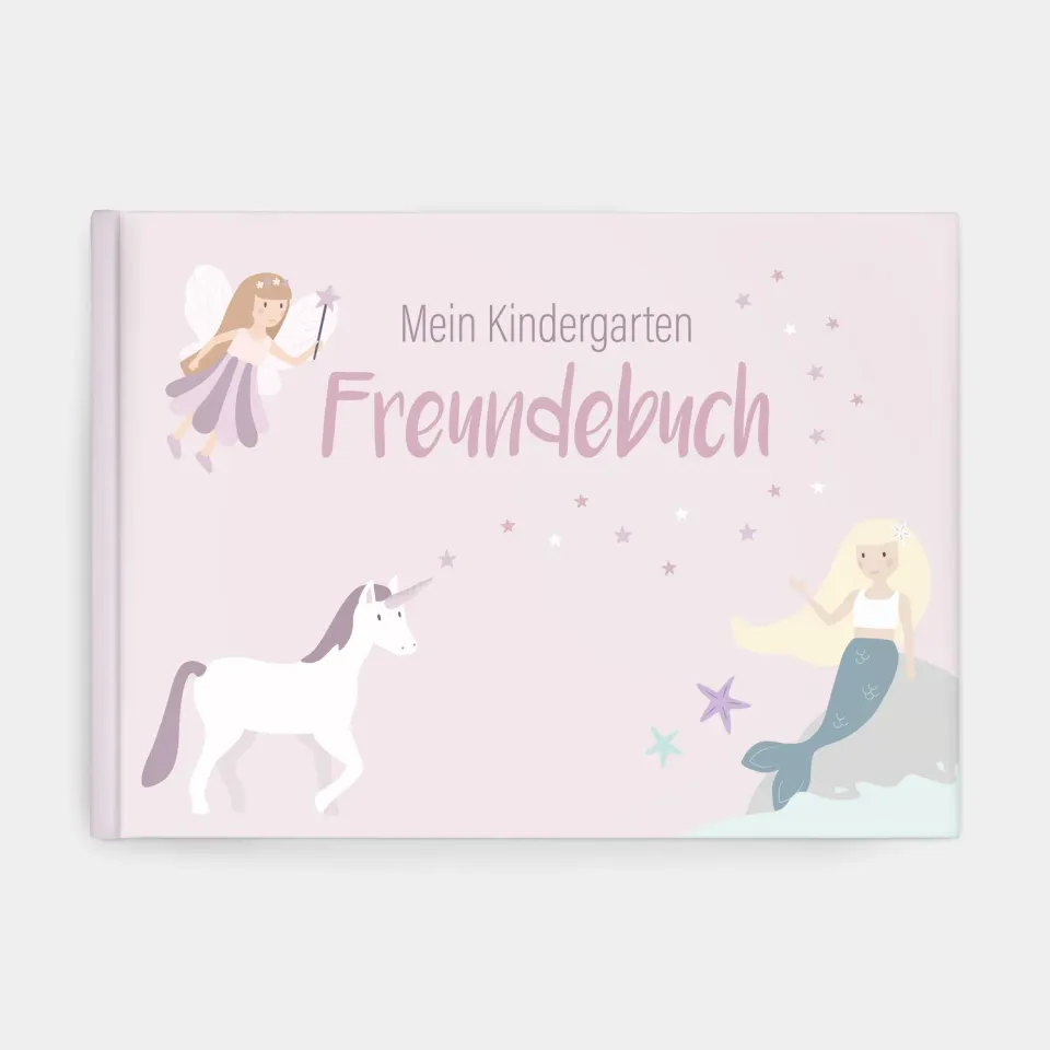 MINTKIND Feenwelt Kindergarten Freundebuch A5 80 Seiten