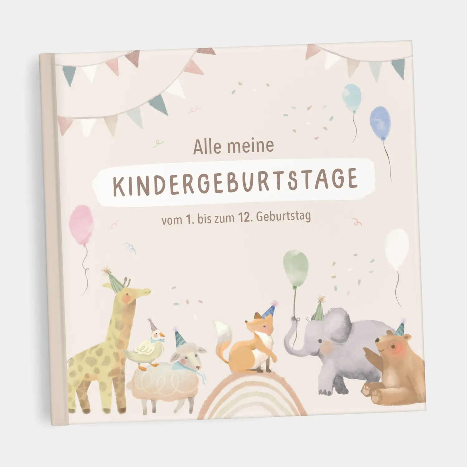 MINTKIND Alle meine Kindergeburtstage Erinnerungsalbum Beige 1-12