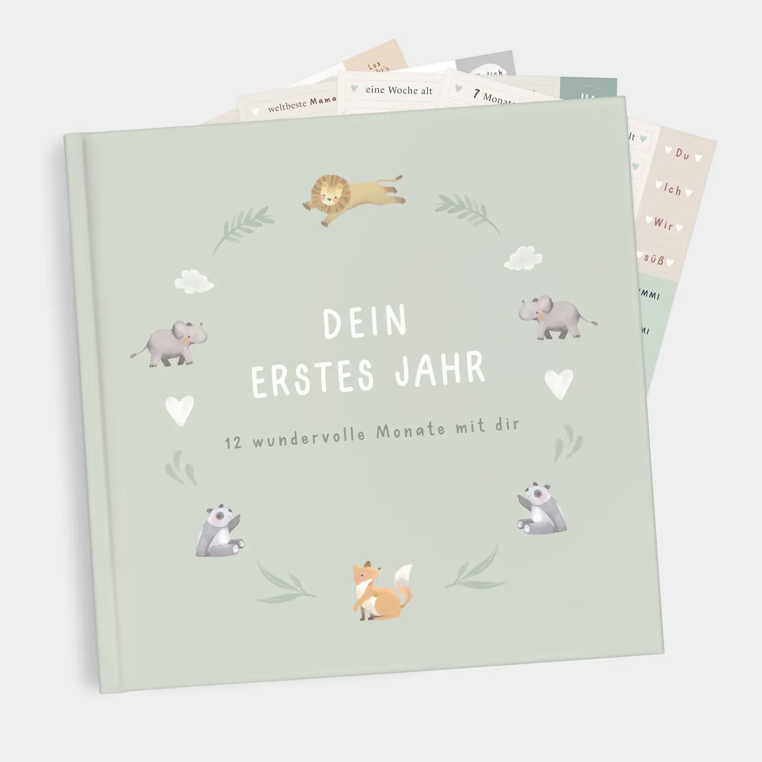 MINTKIND Mein erstes Lebensjahr Babytagebuch 176 Seiten