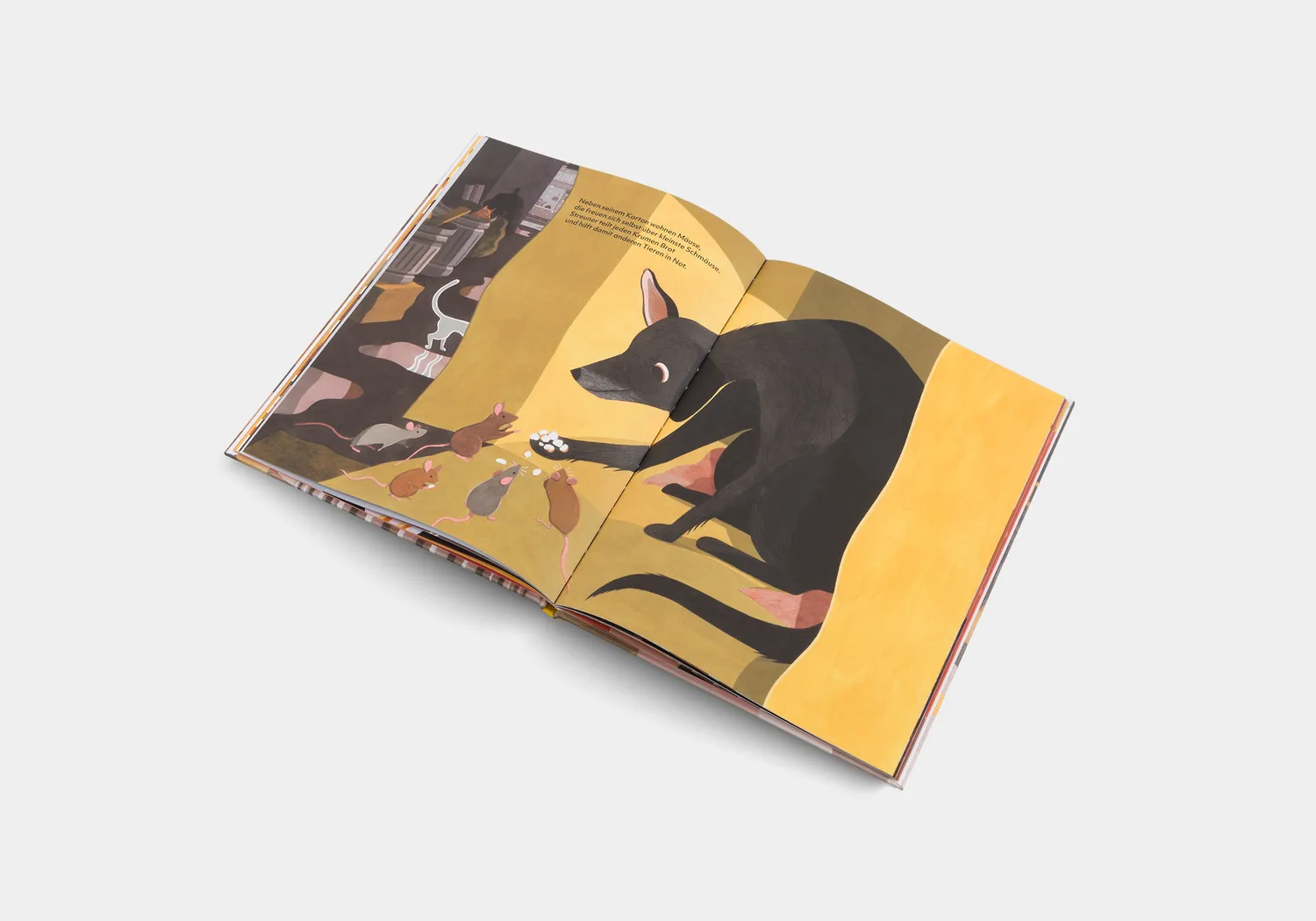 Gestalten Streuner der Straßenhund Kinderbuch 5-7 Jahre