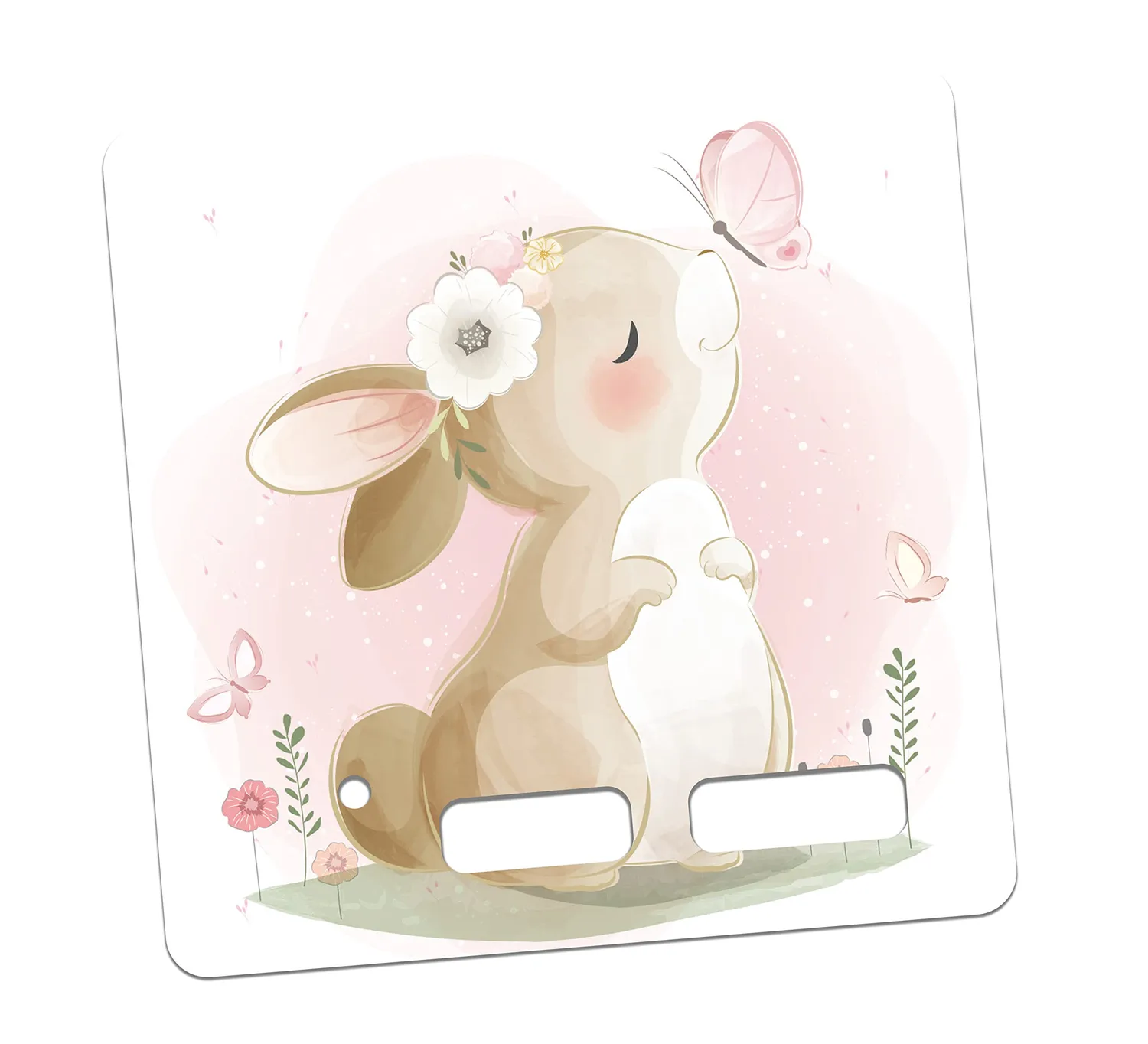 MeinBaby123 Toniebox Schutzfolie Hase Schmetterling Sticker
