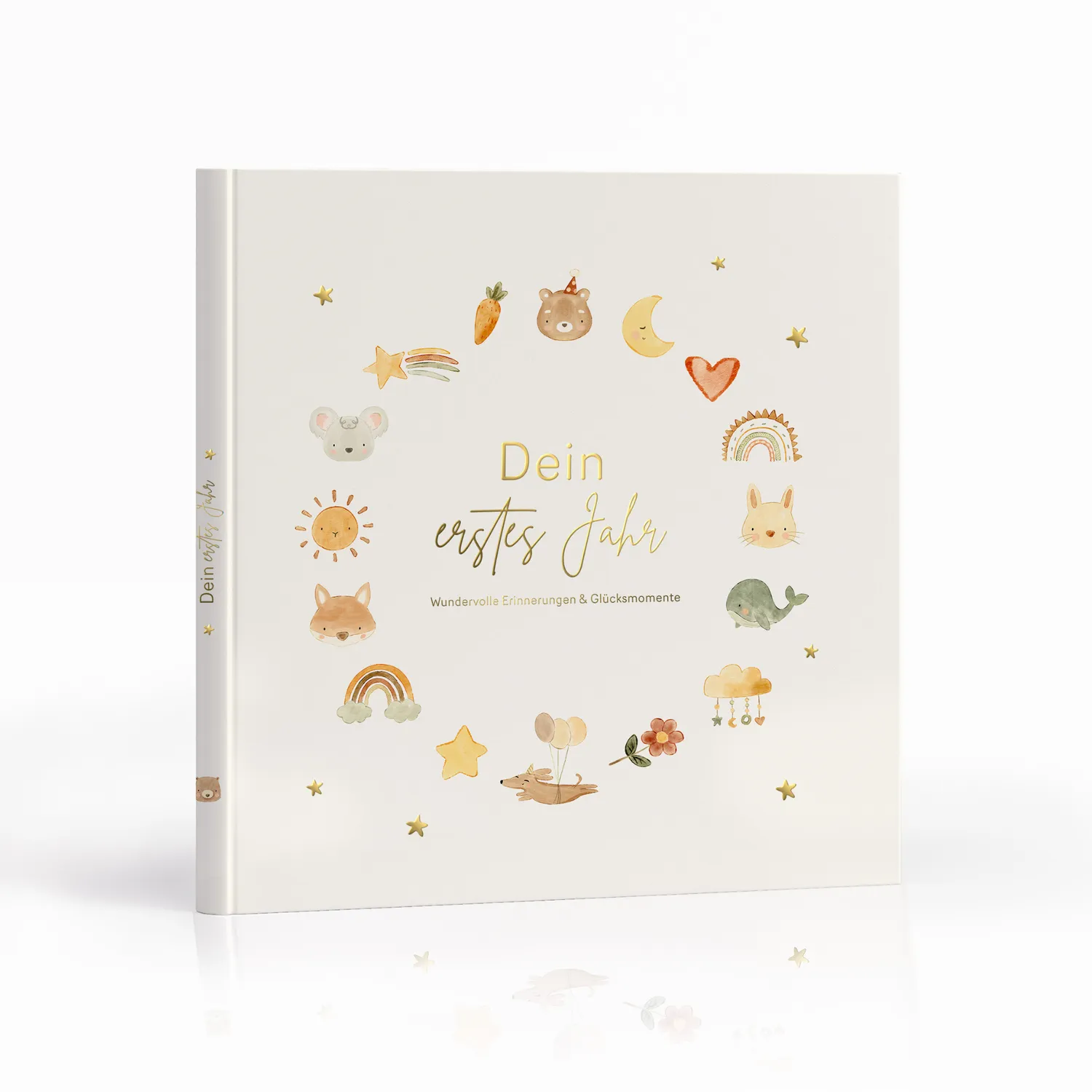 MeinBaby123 Babyalbum Dein erstes Jahr beige 2. Wahl