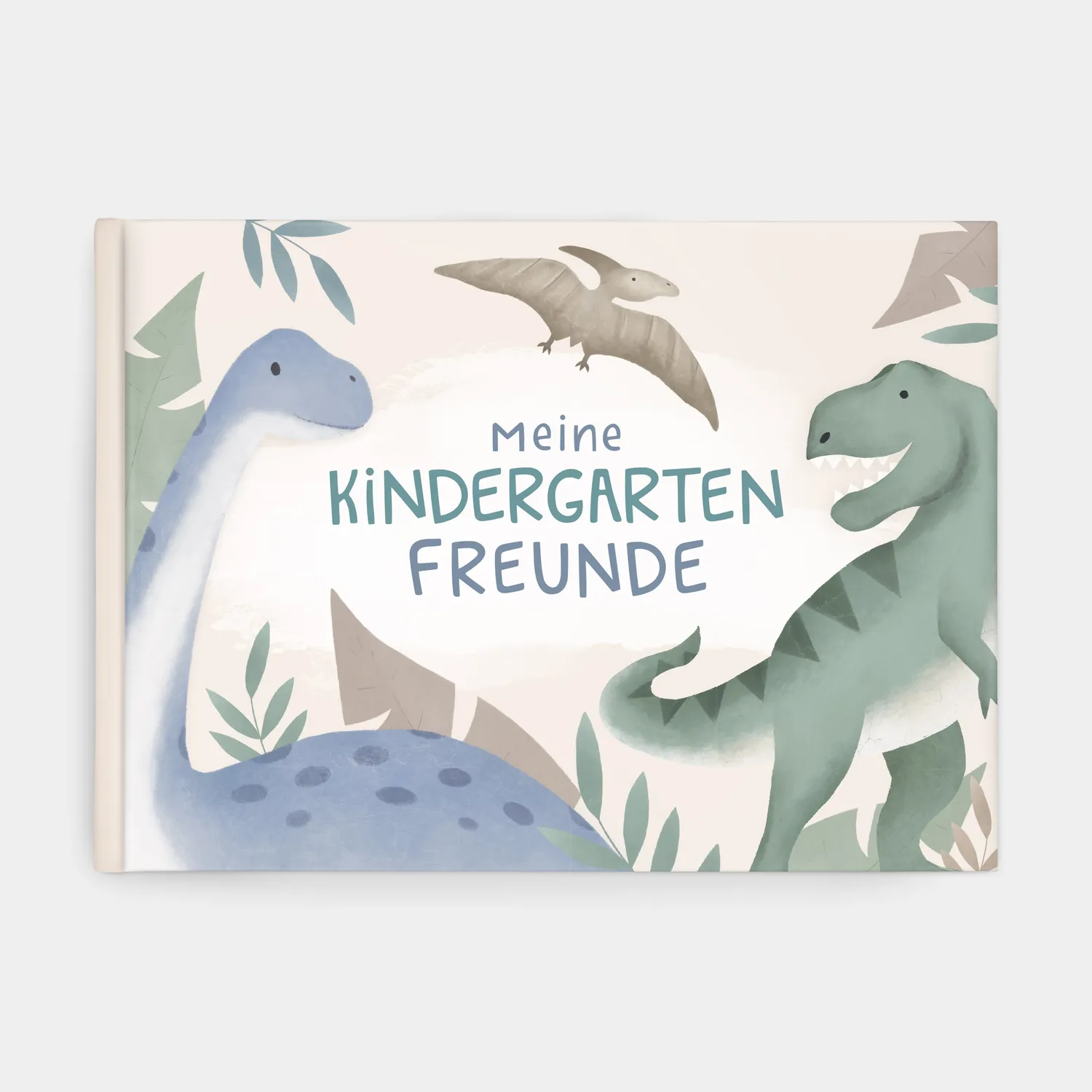 MINTKIND Dino Freundebuch Kindergarten DIN A5 quer