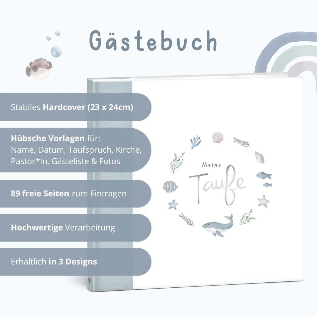MINTKIND Meine Taufe Gästebuch Wald Tauferinnerung 72 Seiten