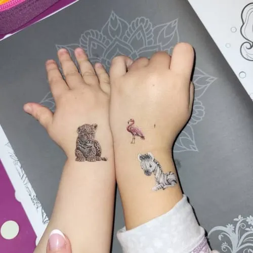 MeinBaby123 Piraten Kinder Tattoos 110er hautfreundlich