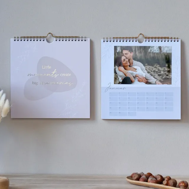 MINTKIND kind of hazel Fotokalender Kalender 21x21 ohne Jahr