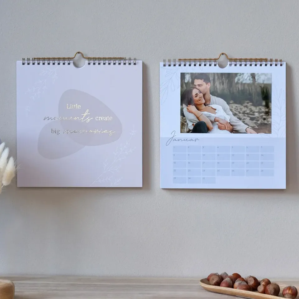 MINTKIND kind of hazel Fotokalender Kalender 21x21 ohne Jahr