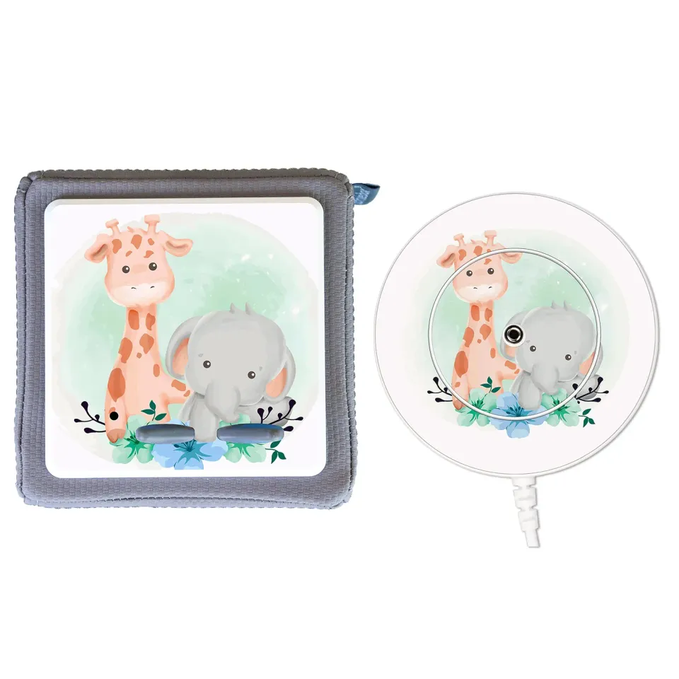 MeinBaby123 Toniebox Giraffe Elefant Schutzfolie Bundle 2-teilig