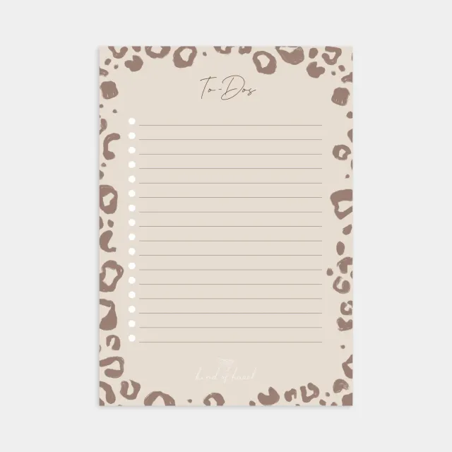 MINTKIND kind of hazel A5 To-do-Block 50 Blatt liniert