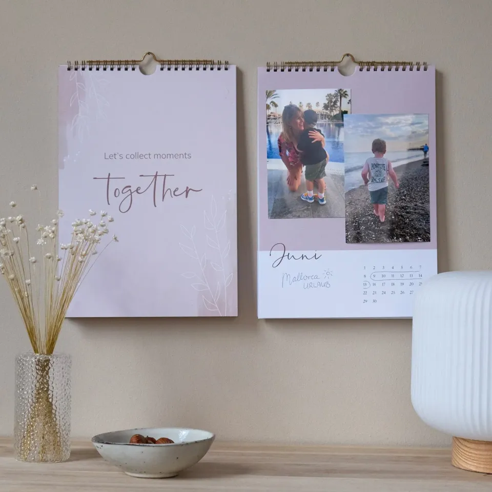MINTKIND kind of hazel Bastelkalender A4 Ringbindung