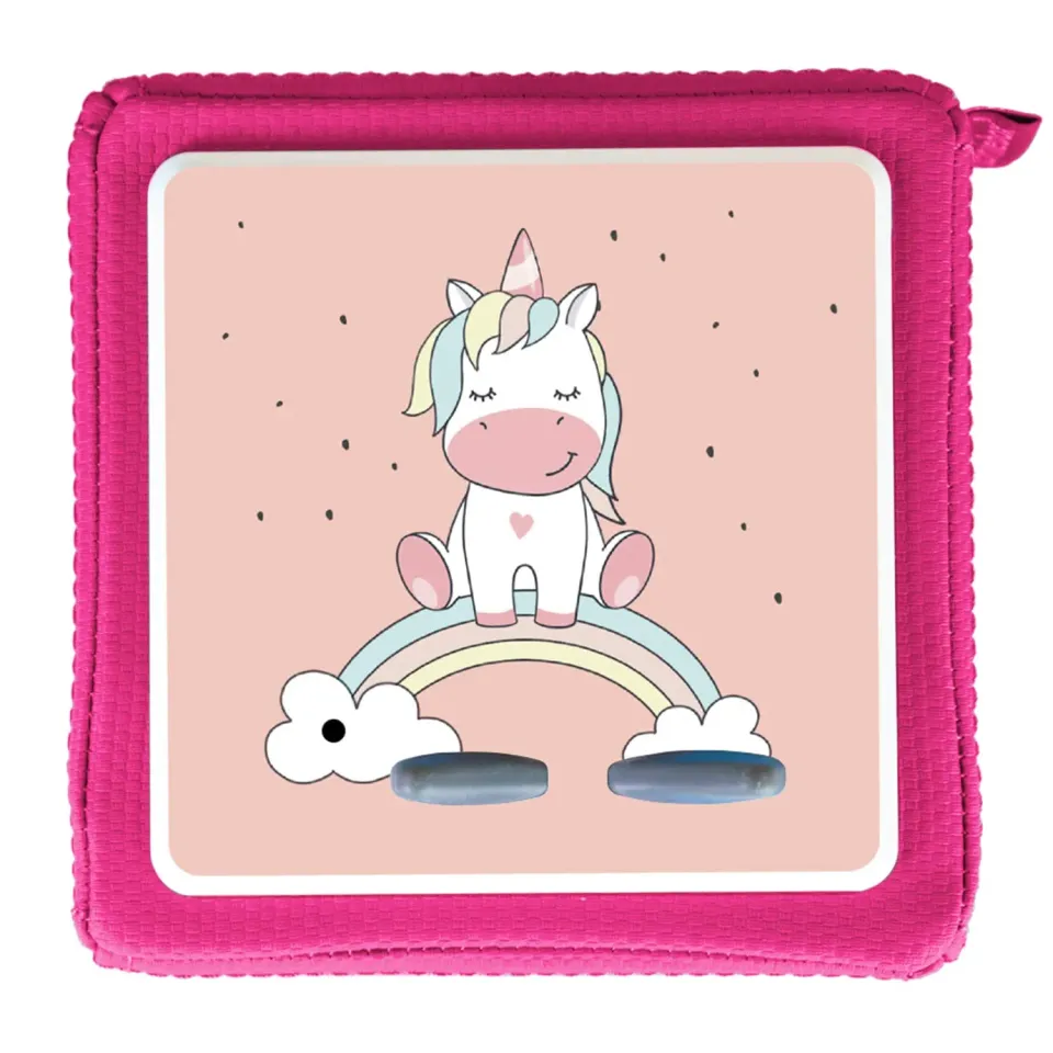 MeinBaby123 Einhorn Toniebox Sticker Schutzfolie Regenbogen