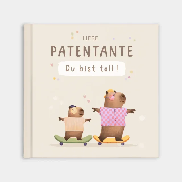 MINTKIND Geschenkbuch Liebe Patentante Du bist toll gebunden