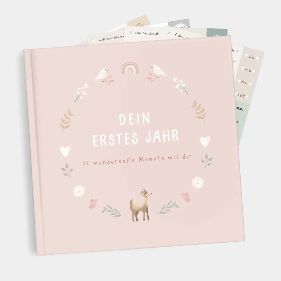 MINTKIND Mein erstes Lebensjahr Babytagebuch 176 Seiten
