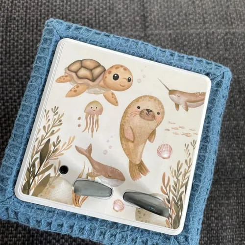 MeinBaby123 Fee Meerjungfrau Toniebox Sticker 2er Set Schutzfolie