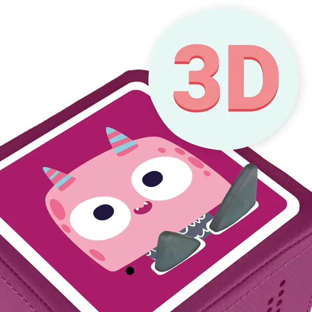 MeinBaby123 Monster Beere Toniebox Folie 3D-Effekt