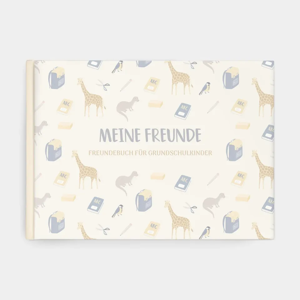 MINTKIND Meine Schulfreunde Freundebuch Natur A5 96 Seiten