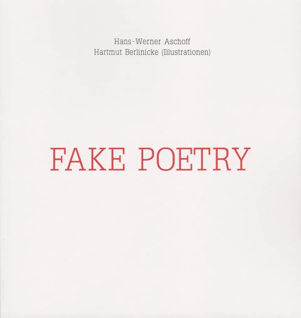 Isensee Literatur Fake Poetry Gedichtband gebunden humorvoll