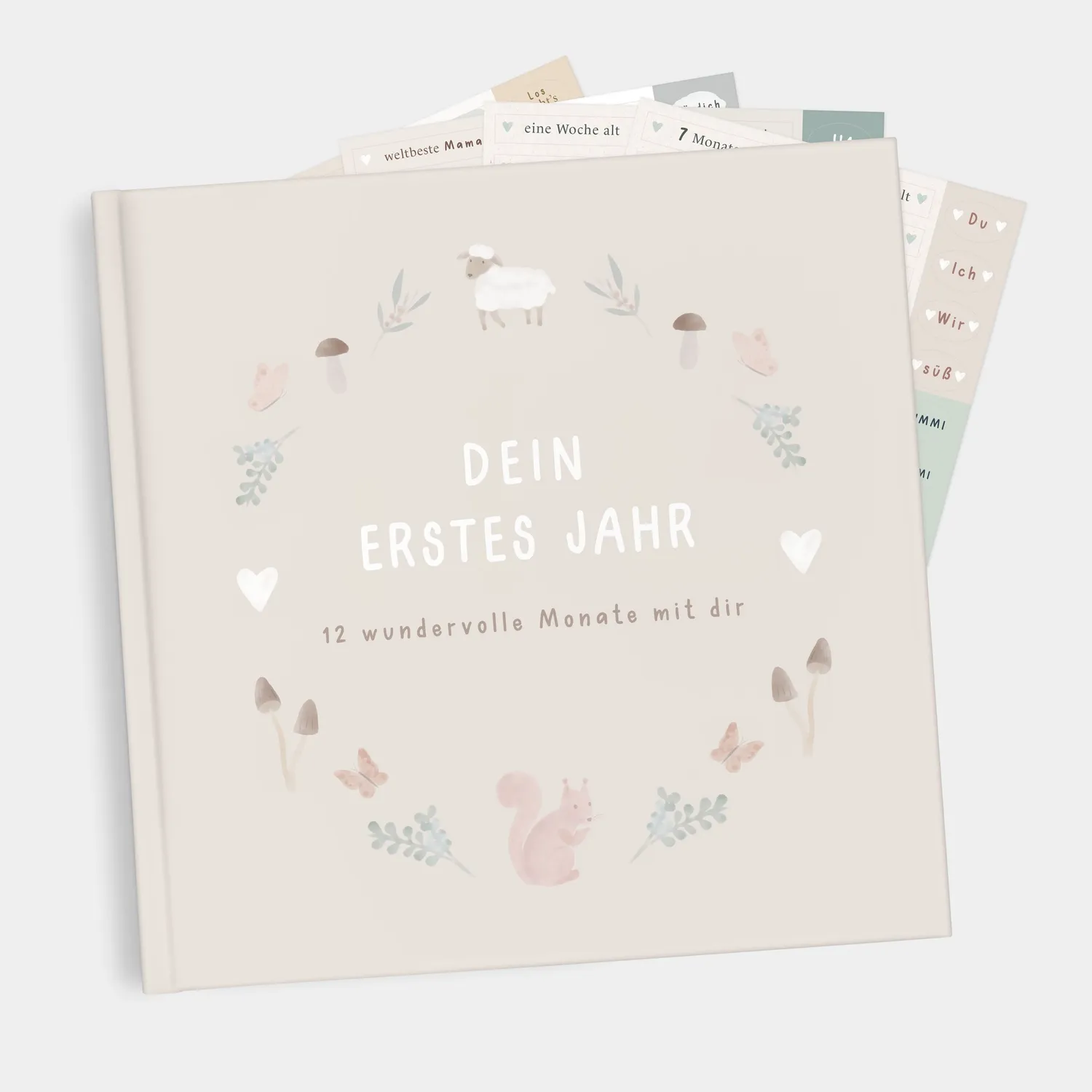 MINTKIND Mein erstes Lebensjahr Babytagebuch 176 Seiten
