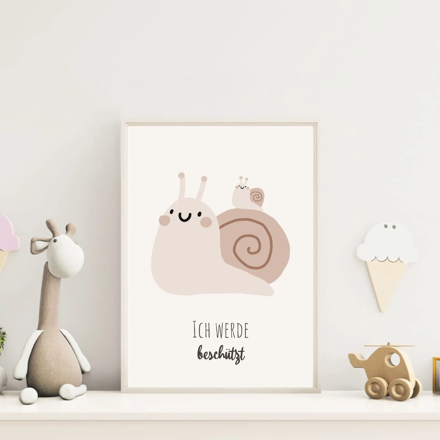 MeinBaby123 Affirmations Poster 3er Set A4 Tiermotiv