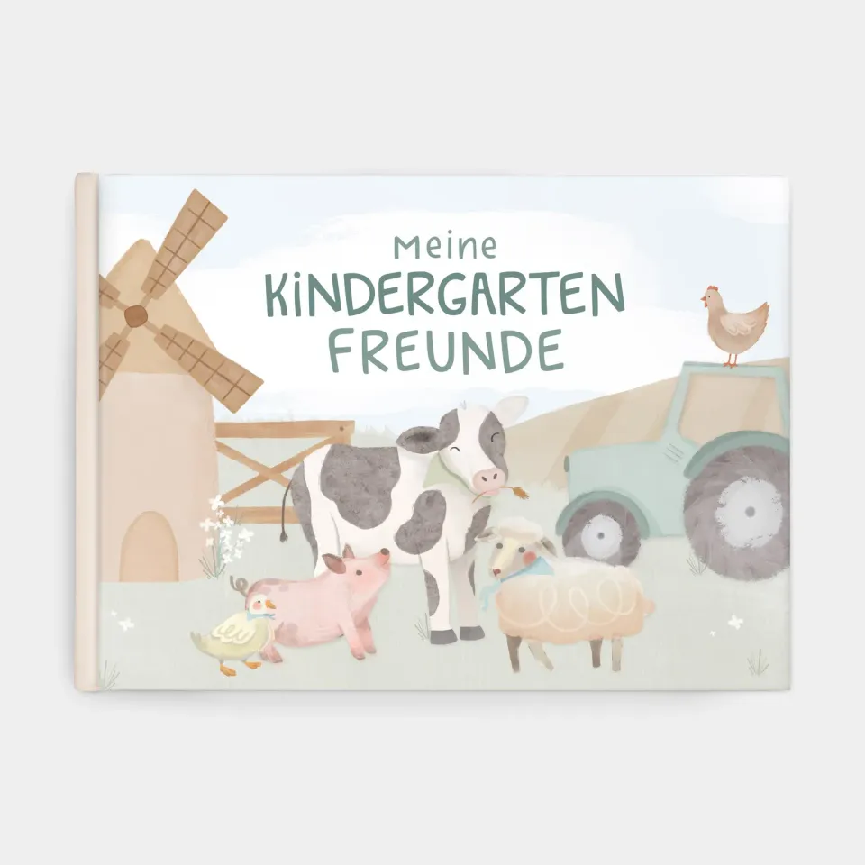 MINTKIND Bauernhof Freundebuch Kindergarten 25 Freunde