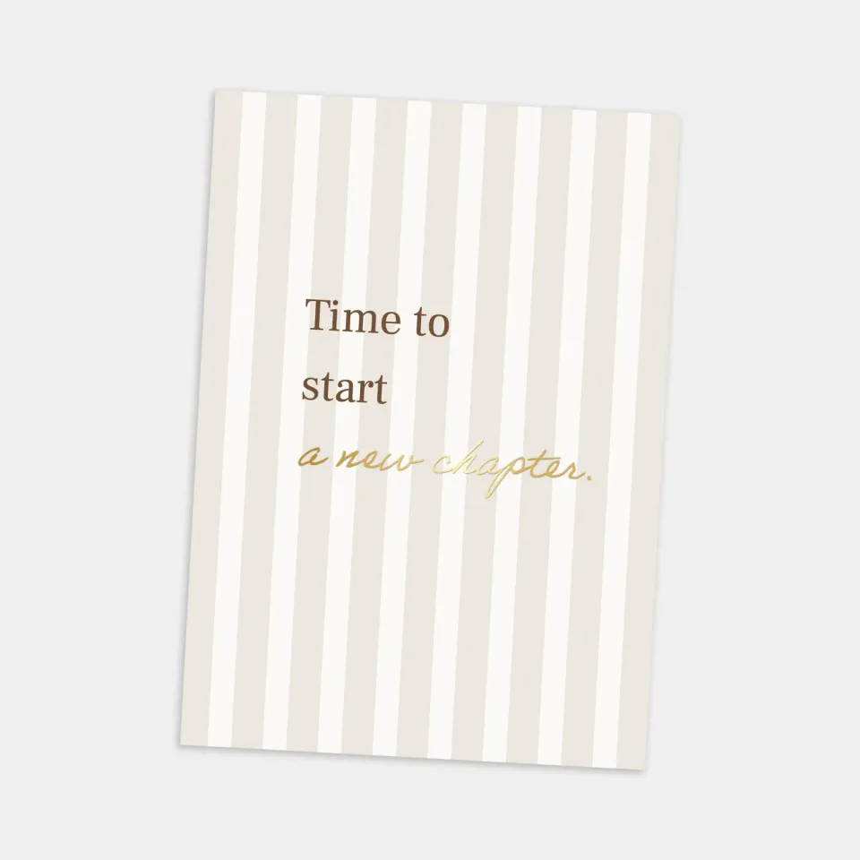 MINTKIND Time to start a new chapter Postkarte