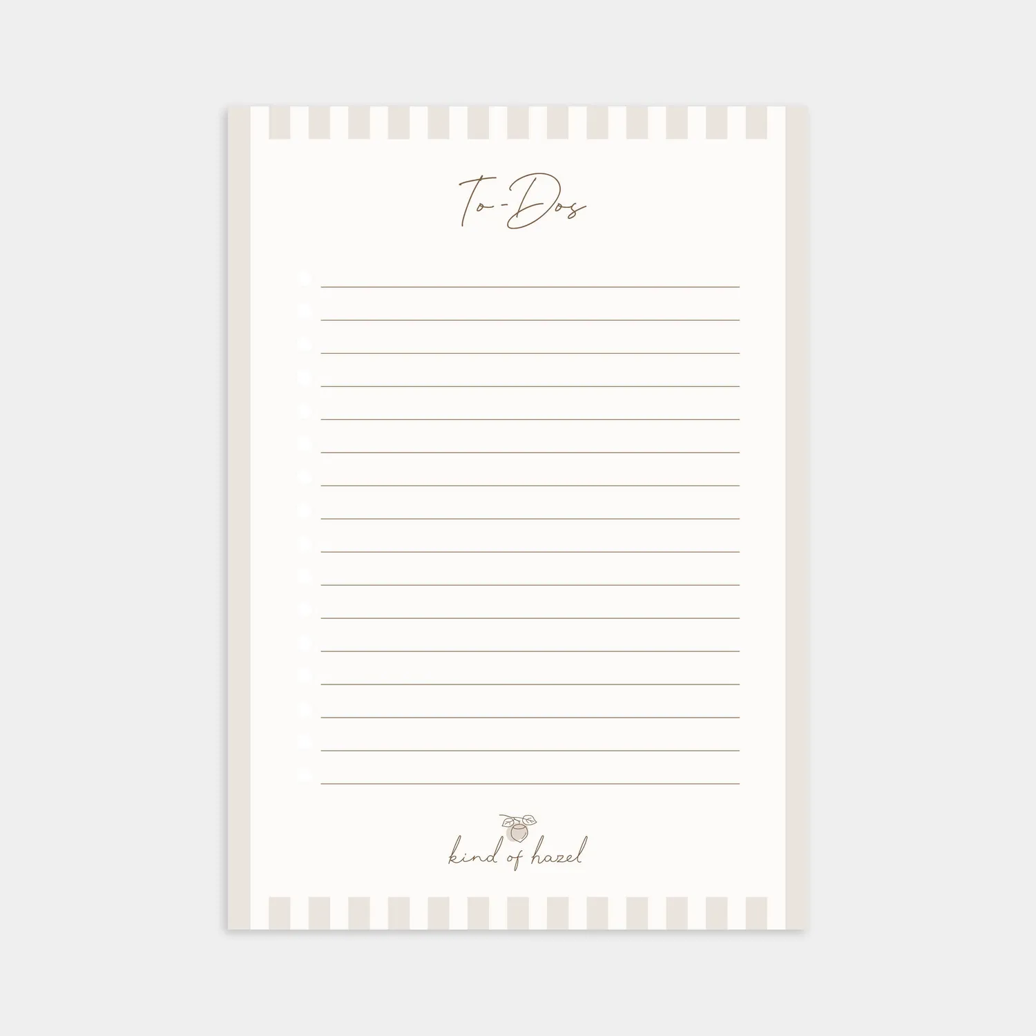 MINTKIND kind of hazel A5 To-do-Block 50 Blatt liniert