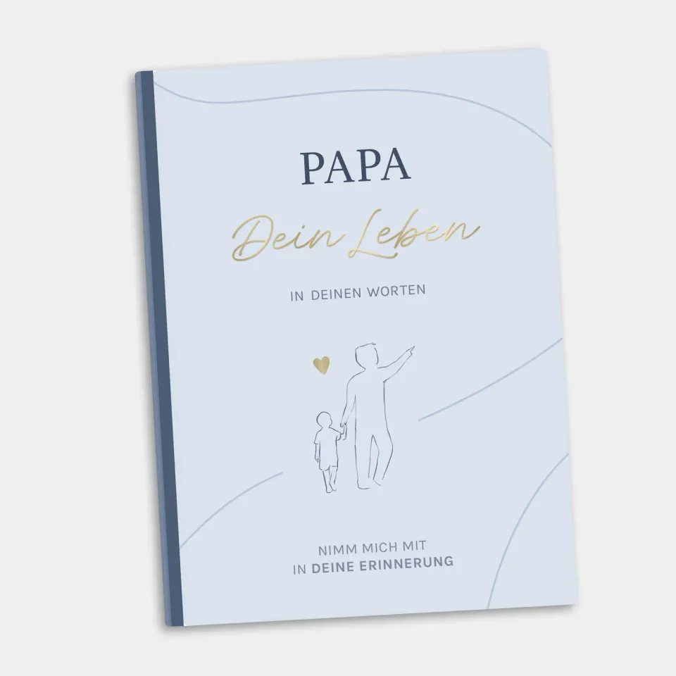 MINTKIND Dein Leben Papa Erinnerungsbuch Vater 112 Seiten
