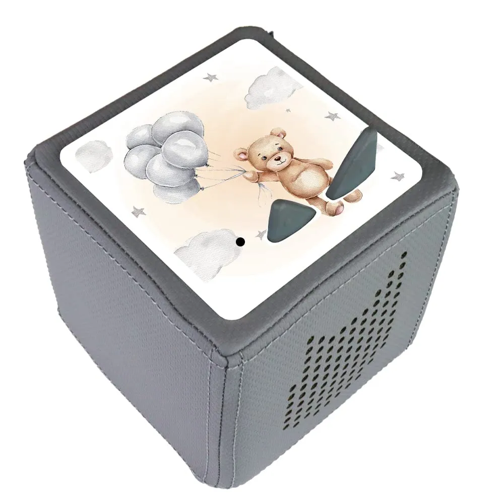 MeinBaby123 Toniebox Schutzfolie Teddy mit Luftballon