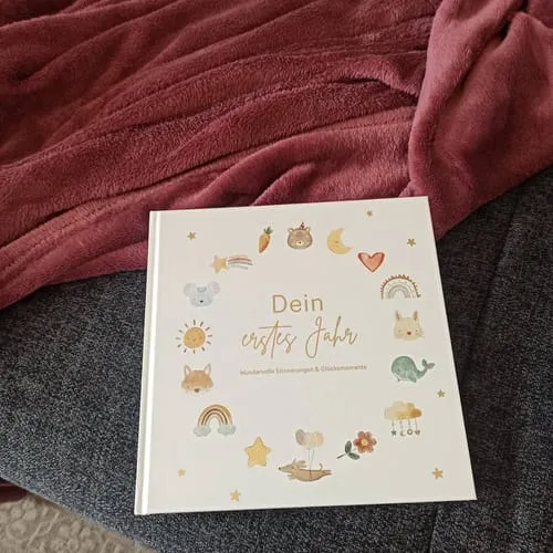 MeinBaby123 Dein erstes Jahr Babyalbum blau