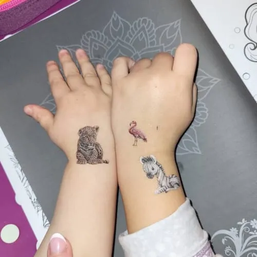 MeinBaby123 Mix Motive Kinder Tattoos 6er Set 660 Stück