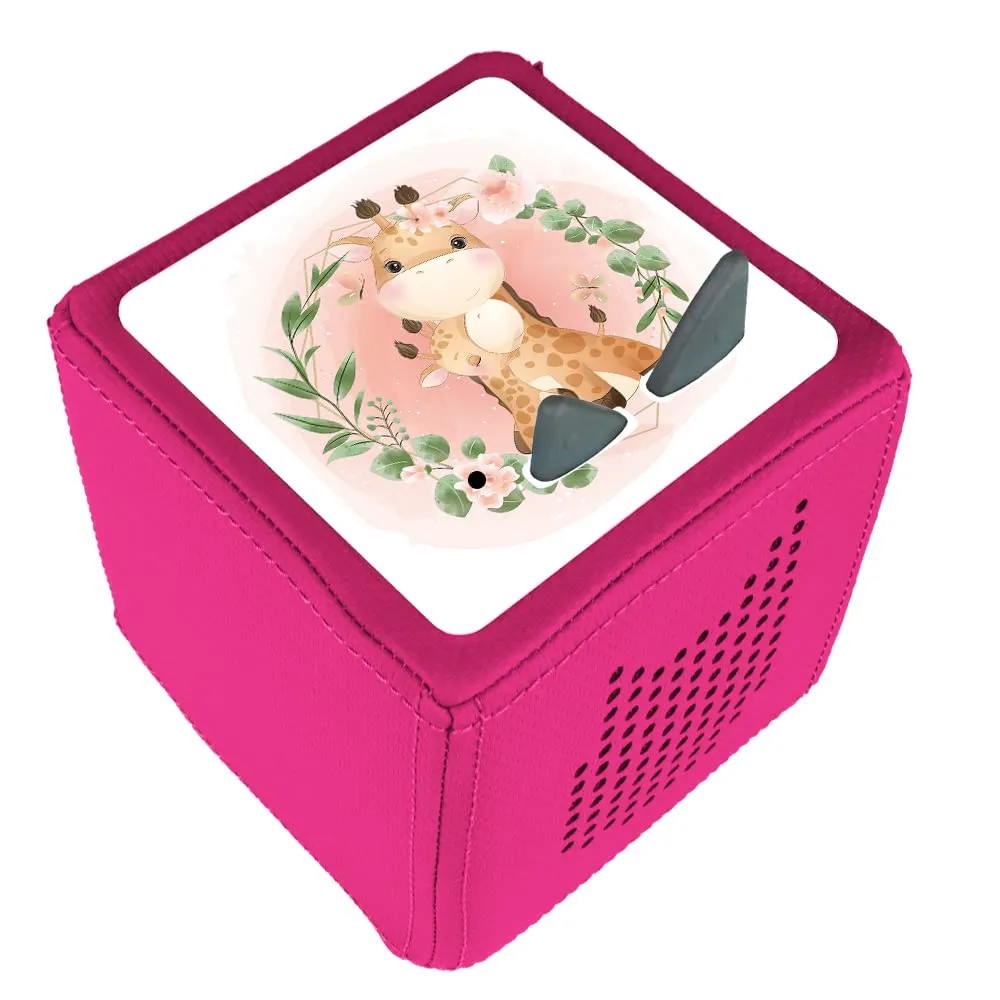 MeinBaby123 Giraffen Blumenkranz Toniebox Schutzfolie