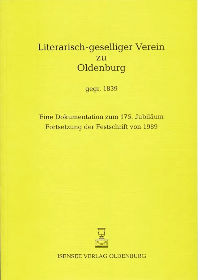 Isensee Literarisch-geselliger Verein Oldenburg Buch