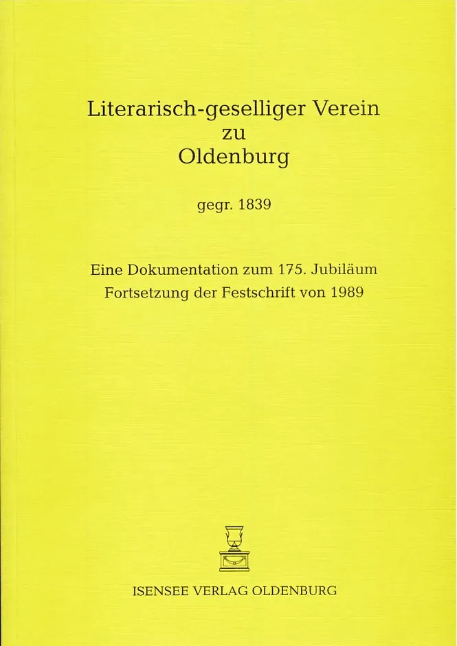 Isensee Literarisch-geselliger Verein Oldenburg Buch