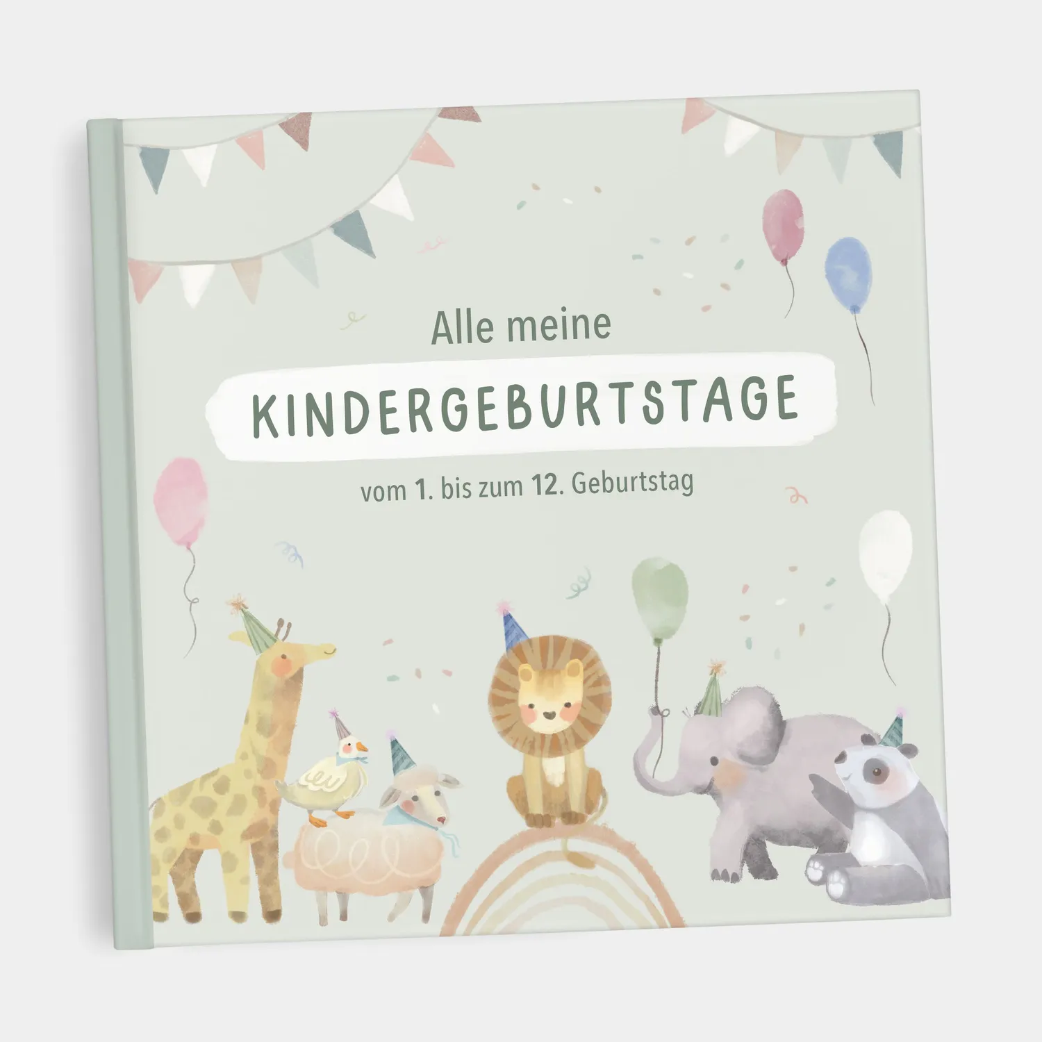 MINTKIND Alle meine Kindergeburtstage Erinnerungsalbum Beige 1-12