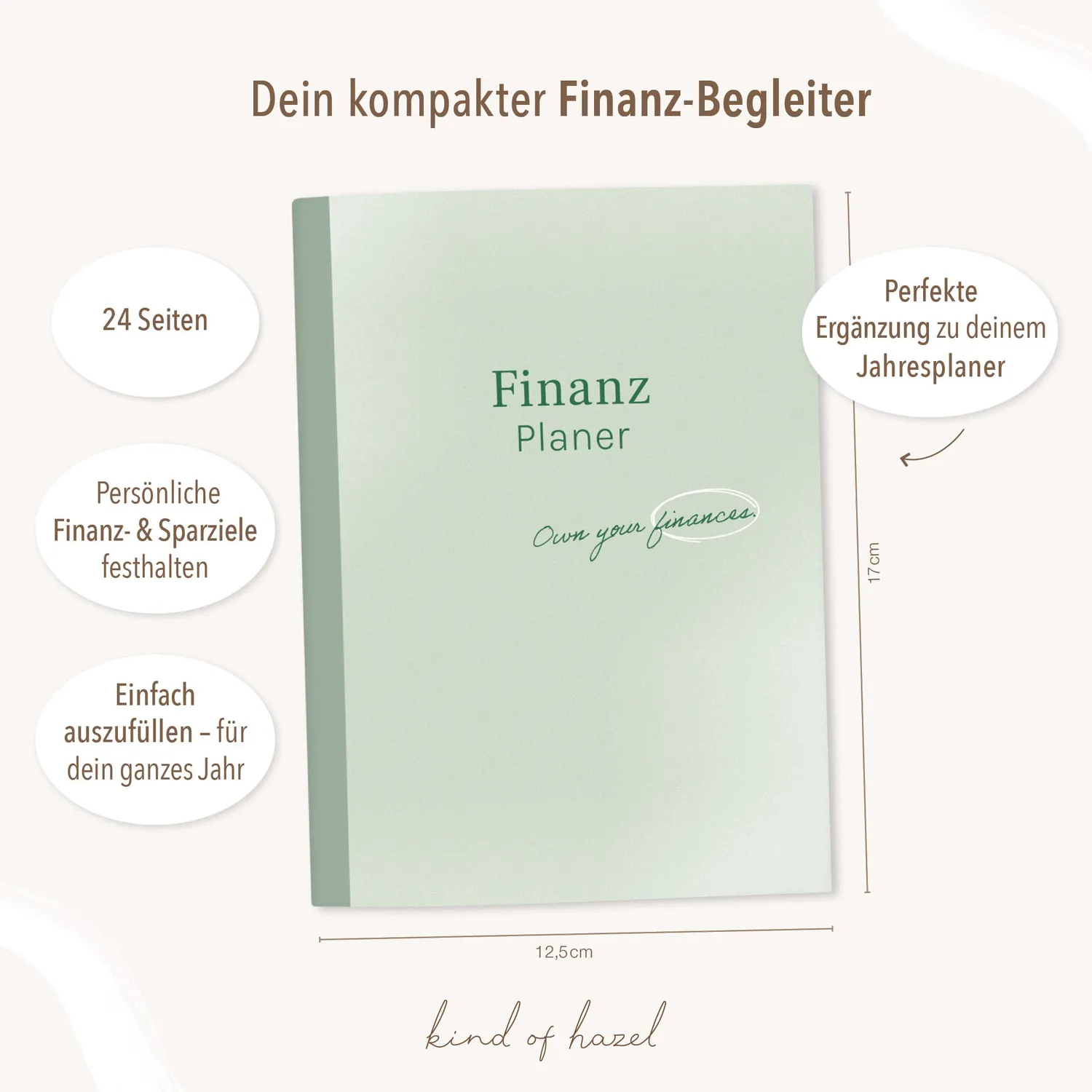 MINTKIND Planer Beiheft Finanzen 24 Seiten