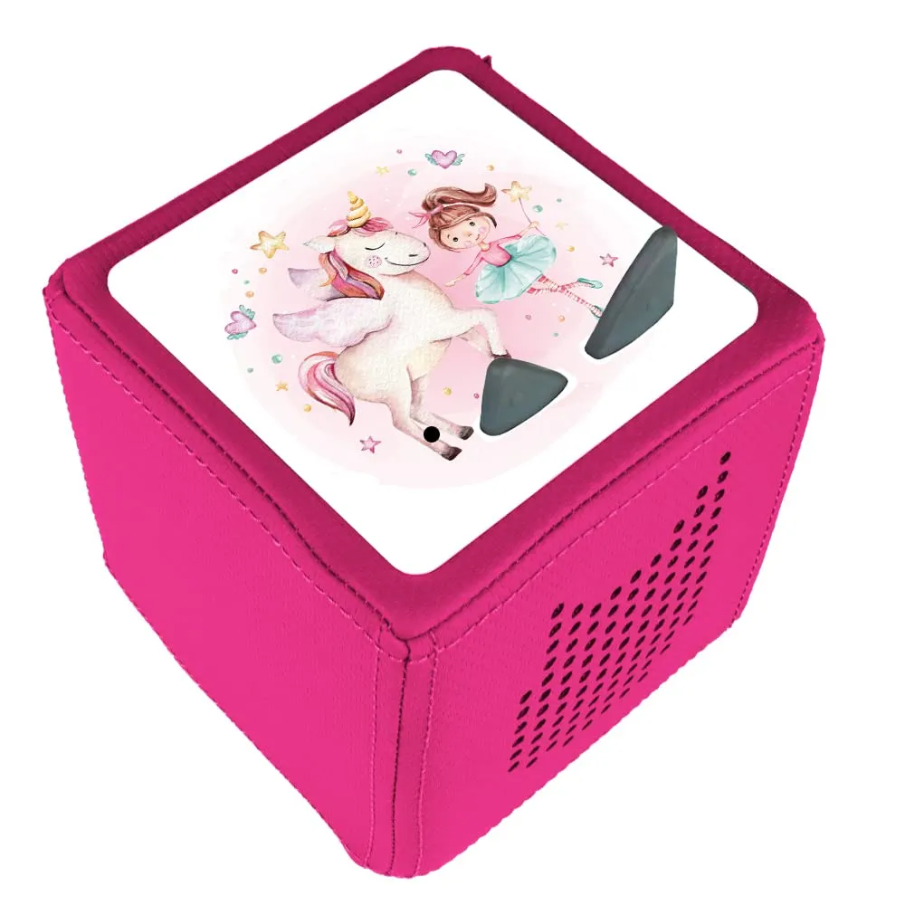 MeinBaby123 Einhorn & Ballerina Toniebox Schutzfolie Sticker